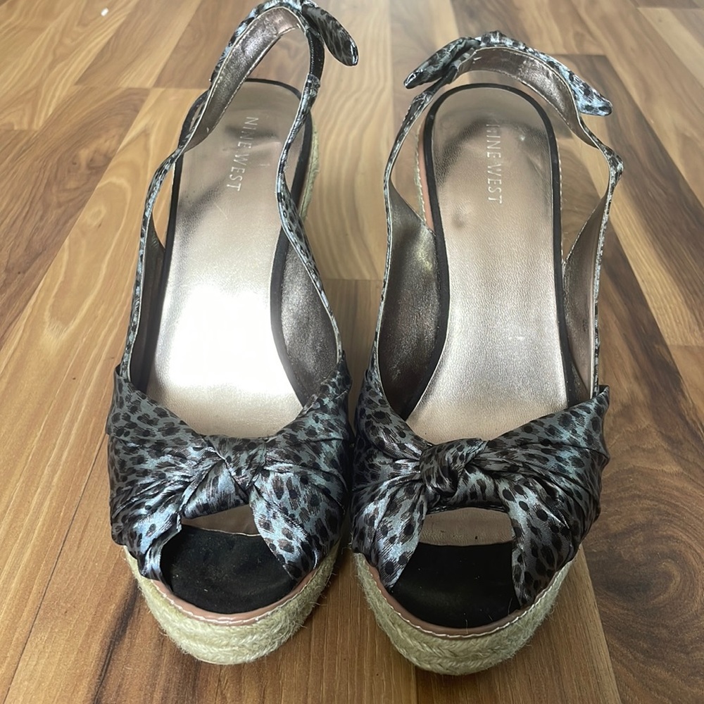 Gently used Nine West espadrilles.
